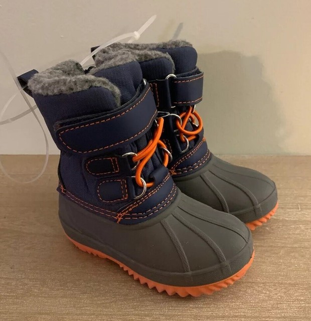 navy boots size 4