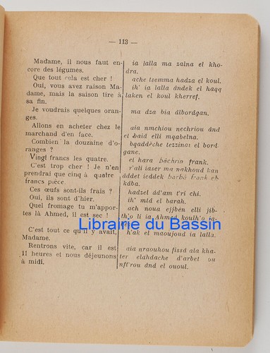 Manuel de Conversation franco-arabe J. Clermont 1948 - Imagen 5 de 5