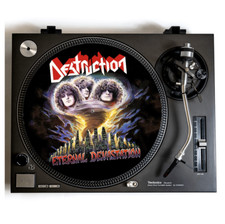 DESTRUCTION Turntable Slipmat for Vinyl Records 12" DJ Slip Mat Speed Metal