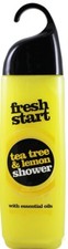 12x Fresh Start Tea Tree & Lemon Shower Bath Gel with Essential Oils 420ml 5.26 per litre