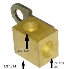 1956-62 Corvette Front Right Brake Line Junction Block