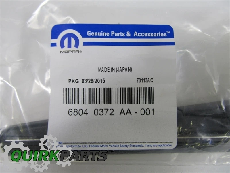 08-18 DODGE JOURNEY PUERTA LEVADIZA TRASERA LIMPIAPARABRISAS OEM NUEVO MOPAR 68040372AA Foto 4 de 4
