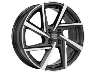 MSW 80/4 6 x 15 gloss Black Full polish (Alle Felgen bei uns im Shop)