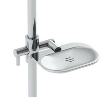 Symmons 0368-3SD Shower Bar Bracket Mounted Soap Dish Only, Chrome