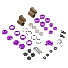 Yokomo SLF (Super Low Friction) Aluminum Big Bore Shock Set (Purple) [Y2-SBBSPA]