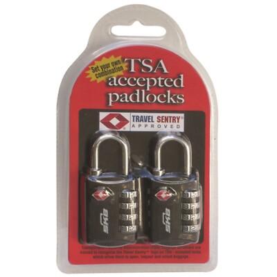 SKB Cases TSA-Kombinations-Vorhängeschloss   2er-Pack Schlösser NEU