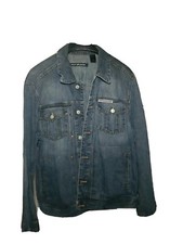 Vintage Men's Women's Unisex DKNY Blue Denim Jacket Medium