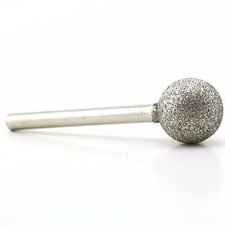 20mm 3/4" Spherical Head Diamond Grinding Bits Round Ball Tipped Carving Burrs
