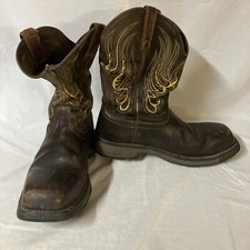 Ariat Men 11D 11 D Workhog Mesteno Composit Toe Work Boots Brown Cowboy 10010892