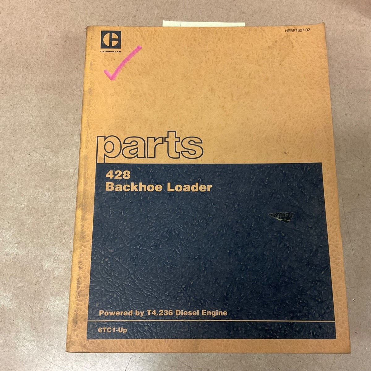 CAT Caterpillar 428 PARTS MANUAL BOOK LIST TRACTOR BACKHOE LOADER