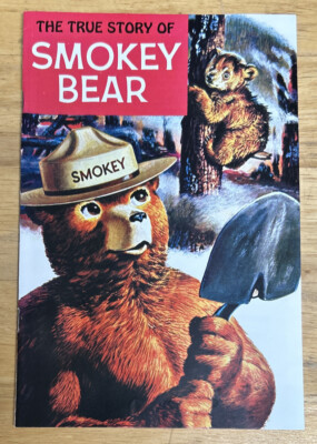 1969 Western Publishing True Story Of Smokey Bear Comic Fire Prevention Safety