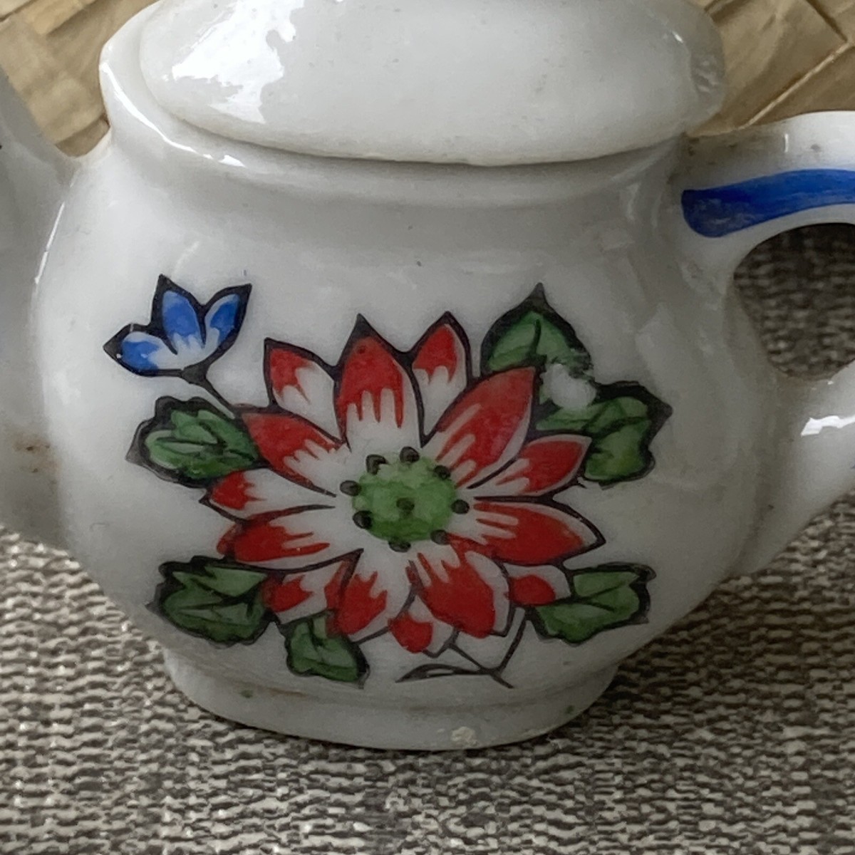 Miniature Tea Set, Made in Japan, With Basket, 9 Pieces | eBay