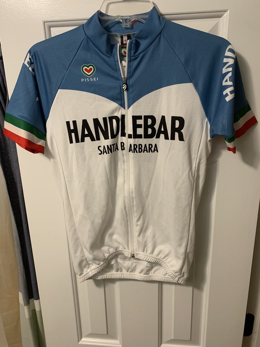 Maillot Cyclisme Pissei Santa Barbara – Taille XS – Homme/Femme – 100% Polyester – Italie