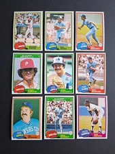 1981 OPC baseball U-pick to complete your set Gray backs #200- 374/EX+-MNT/READ