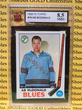 1969-70 TOPPS Card #18,  AB McDONALD,  St. Louis Blues,  KSA 8.5 Graded