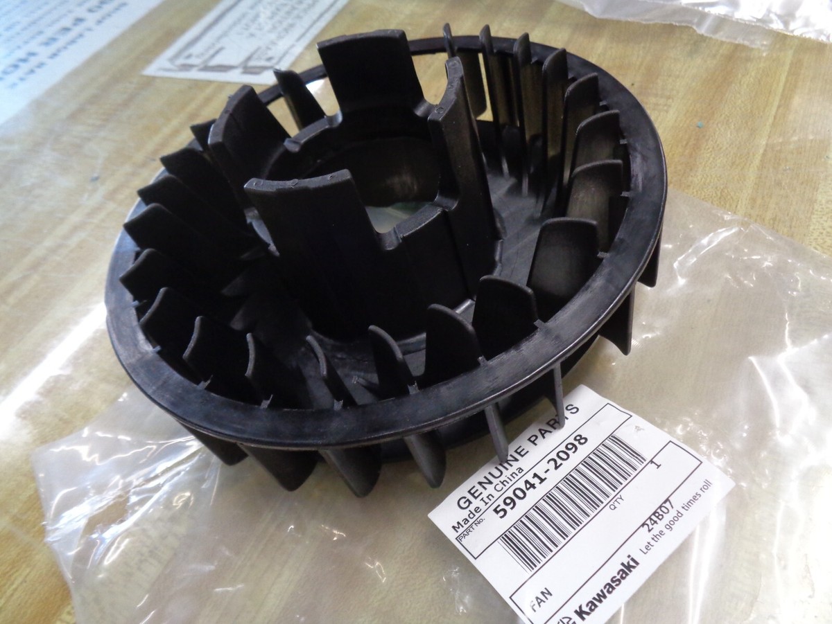 59041-2098 GENUINE KAWASAKI FJ180V PLASTIC FLYWHEEL COOLING FAN