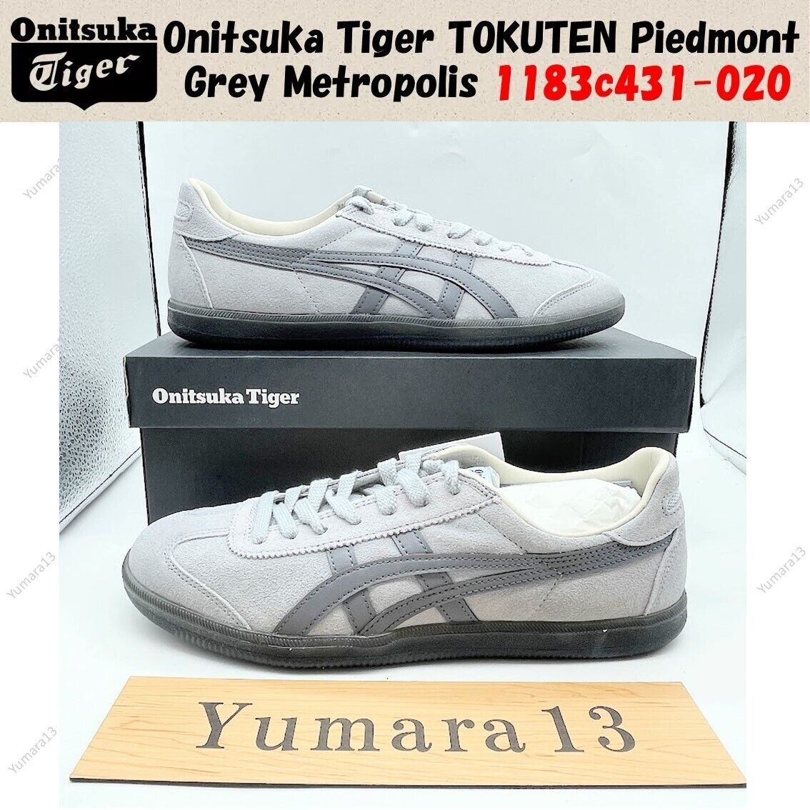 Onitsuka Tiger TOKUTEN Piedmont Grey Metropolis 1183c431-020 Onitsuka Tiger TOKUTEN Piedmont Grey Metropolis 1183c431-020