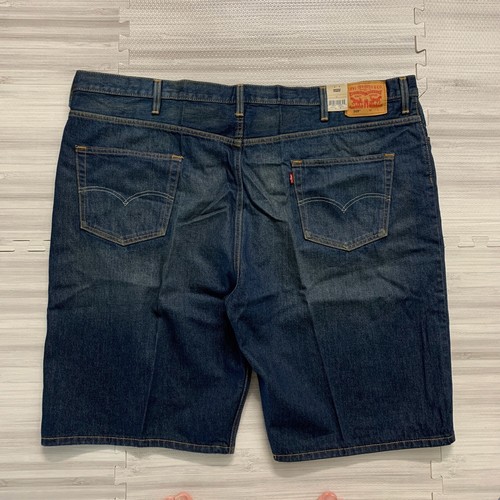 Levis Size 52 Mens 569 Loose Straight Short Jean 100% Cotton Dark Blue NEW 리바이스 - Picture 3 of 11