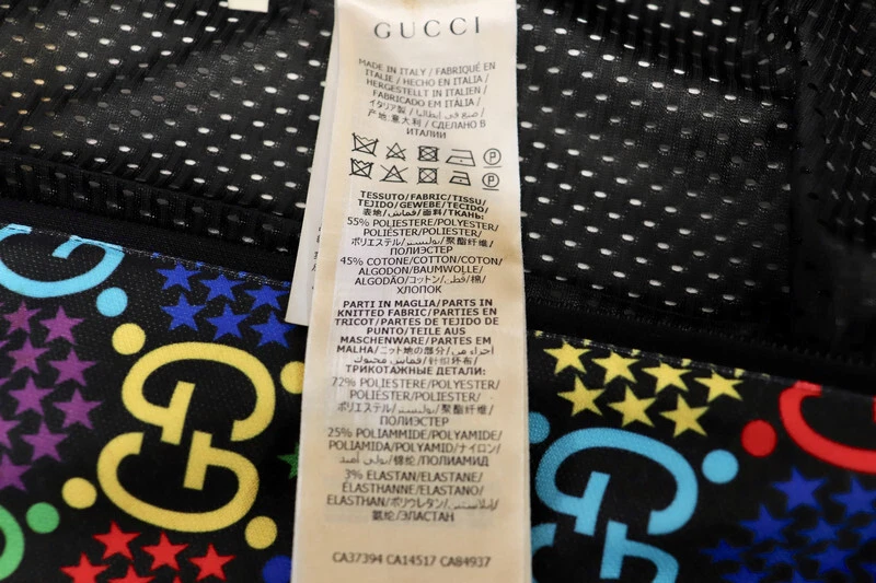 GUCCI GG Maglione con cappuccio monogramma arcobaleno con cerniera ORGOGLIO
