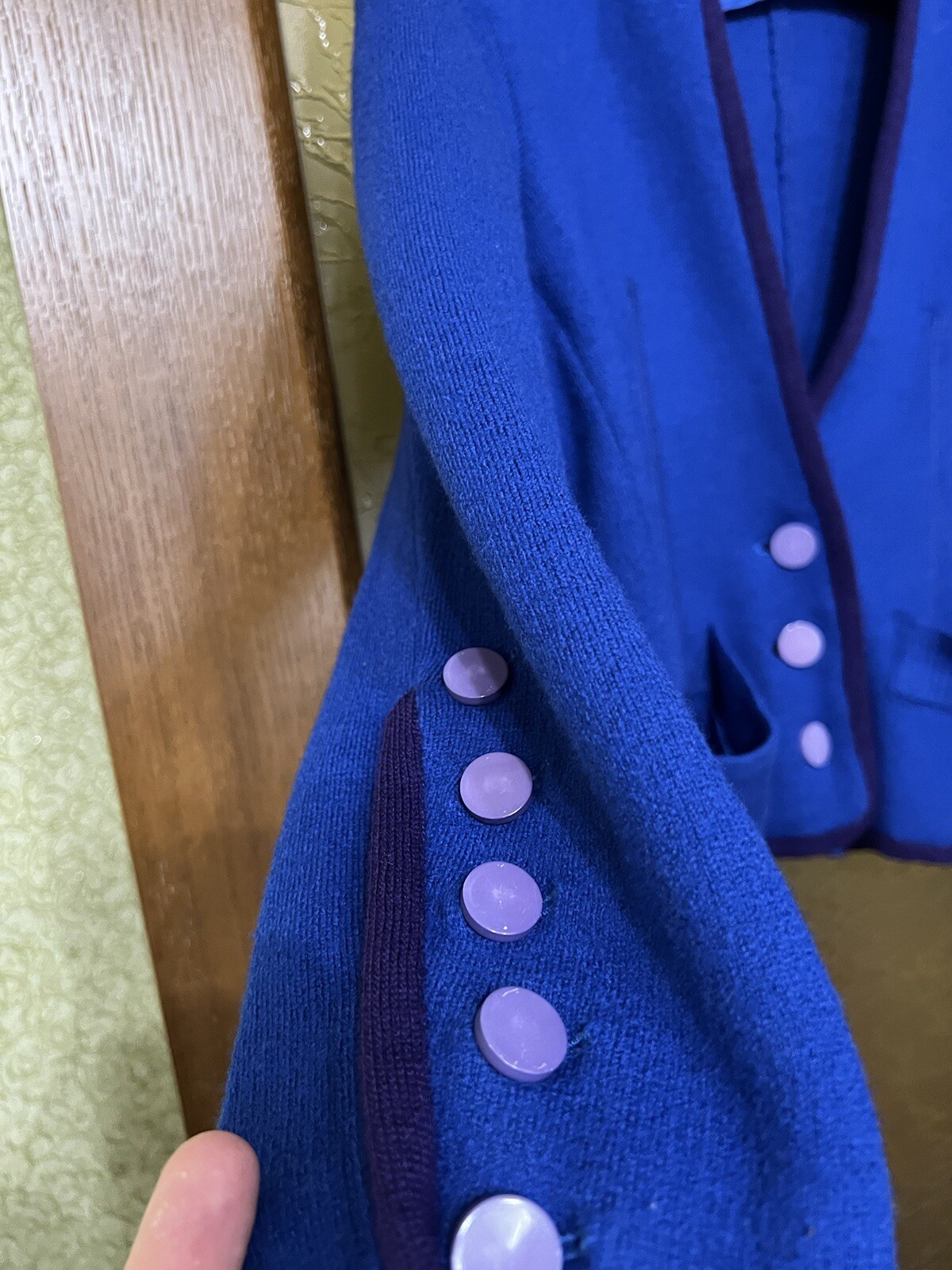 RARISSIMO CARDIGAN BLAZER LANA YVES SAINT LAURENT PARIS RIVE GAUCHE ANNI 70 80 40