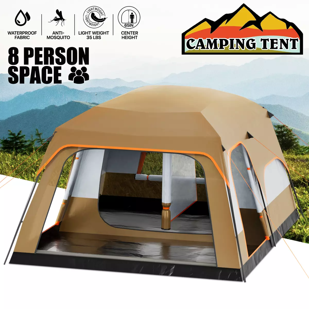 Instant clearance family tent