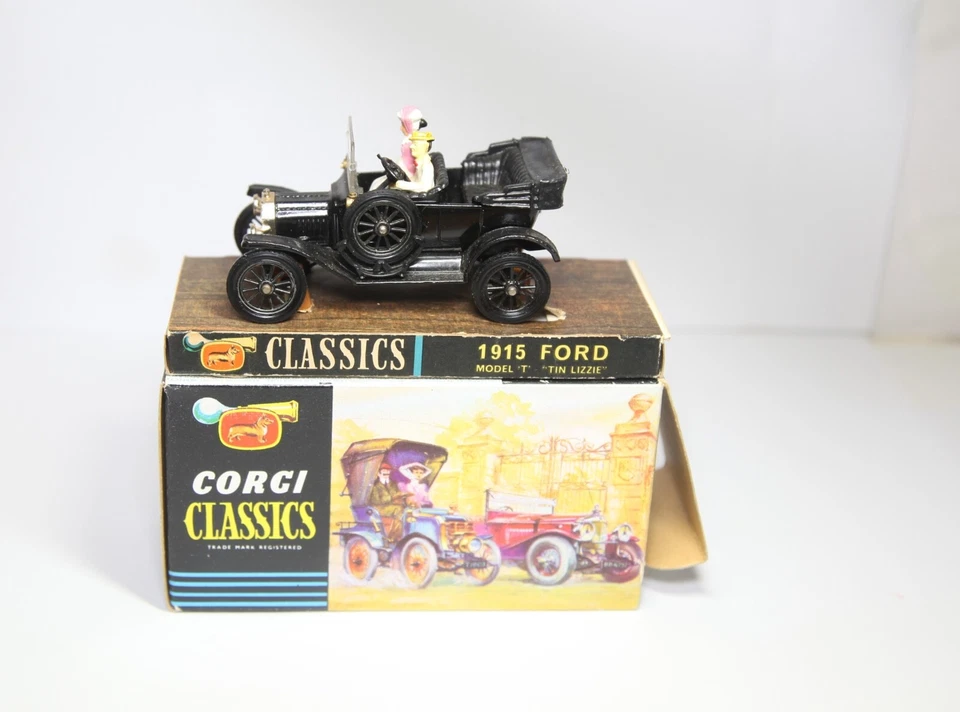 Ford Modelo T Tin Lizzy Corgi 901 1915 en caja original - casi como nuevo vintage Foto 2 de 4