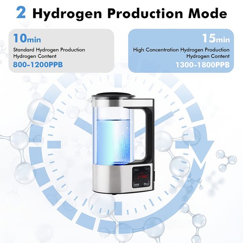 Rich Hydrogen Water Bottle Alkaline Water Ionizer Machine Water filter Generator - Picture 8 of 13