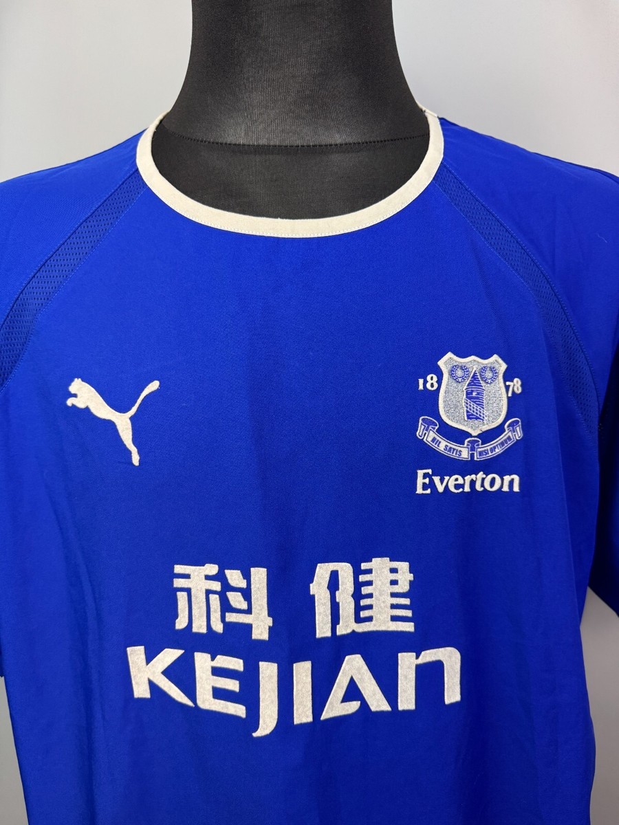 EVERTON 2003 2004 HOME SHIRT FOOTBALL SOCCER JERSEY PUMA MENS BLUE