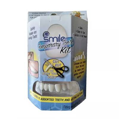 Instant Smile Comfort Flex Fake Teeth 3X - Top Temporary Dental Repair