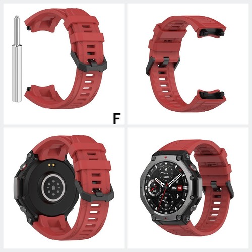 Silicone Band for Huami Amazfit T-REX 3 Smart Watch Wrist Strap Sports Bracelet∮ - Picture 22 of 32
