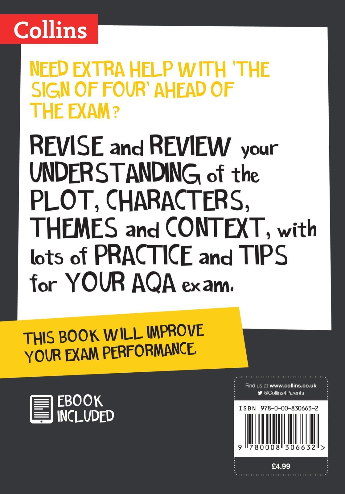 Thumbnail - The Sign Of Four: Aqa Gcse 9-1 English Literature Text Guide | Collins
