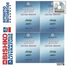 2008 Jeep Liberty Factory Shop Service Manual Cd