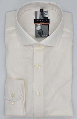 Eterna Langarm Hemd Slim Fit Champagner 1100-21-F182 S29