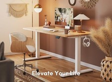 Ergonomic 24x40" Adjustable Standing Desk with Cable Managem