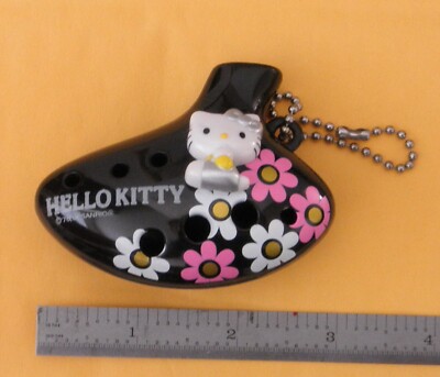 2006 Sanrio HELLO KITTY 7-Hole Ocarina Whistle Flute Toy