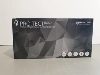 Unigloves Pro.Tect Black Premium Nitrile Handschuhe L/9 (100er Pack)