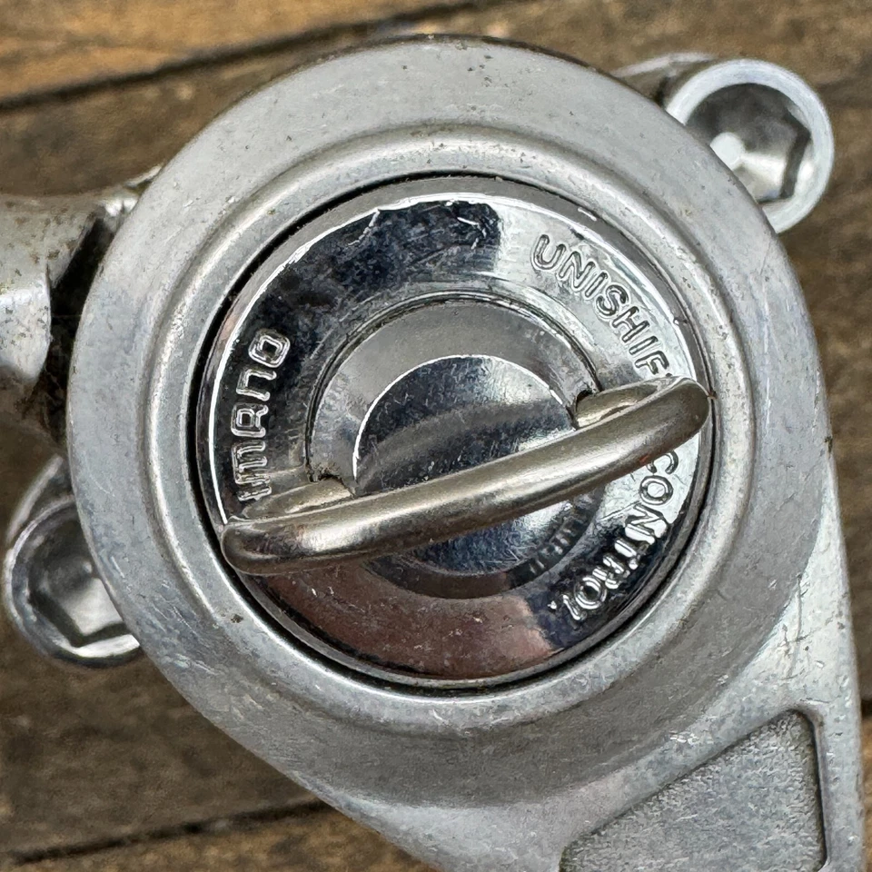 Vintage Shimano LEFT Thumb Shifter Deerhead Deore XT 1980s Unishift Shift Lever - Image 2 of 4