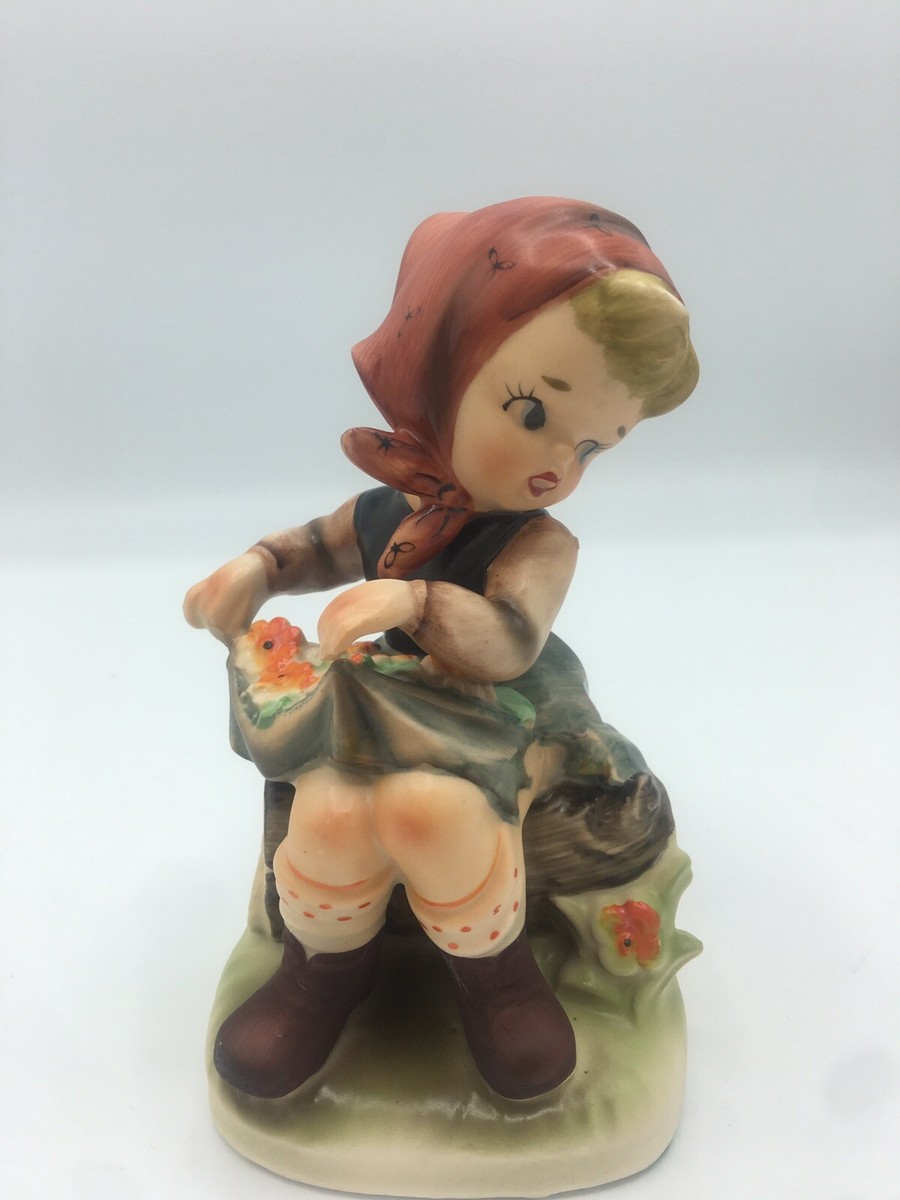人形陶器 Vintage Ceramic Figurine NAPCOWARE C7363 Japan Young Girl