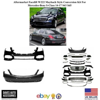 Aftermarket Facelift W222 Maybach Conversion Kit For Mercedes-Benz S-Class 14-17