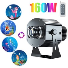 160W Custom 4-Image Outdoor Logo Projection Lamp Waterproof LED Gobo Projector