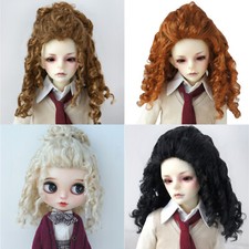 1/6 1/4 1/3 9-10inch Uncle SD BJD Wig Synthetic Mohair Court Curly Unisex Dolls
