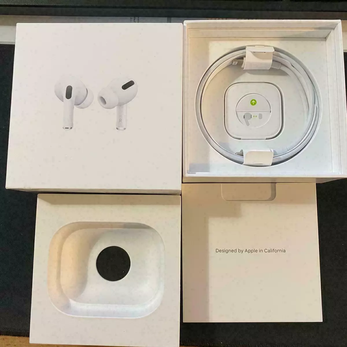 NEW BOX for Apple Airpods Pro, 2 sets Ear Tips , MANUAL+USB