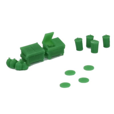 Il Numero 1 Del Risparmio-SET 3 PATTUMIERE BASCULANTI DA 70 LT PER Riciclo Di Carta Vetro E Plastica