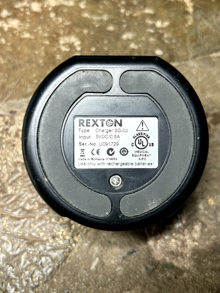 Rexton Charger 3G02 Silver Portable Charger Case Only For Hearing Aids