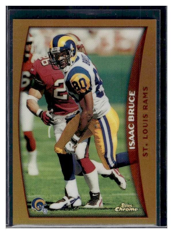1998 Topps Chrome Isaac Bruce #32 Refractor St. Louis Rams