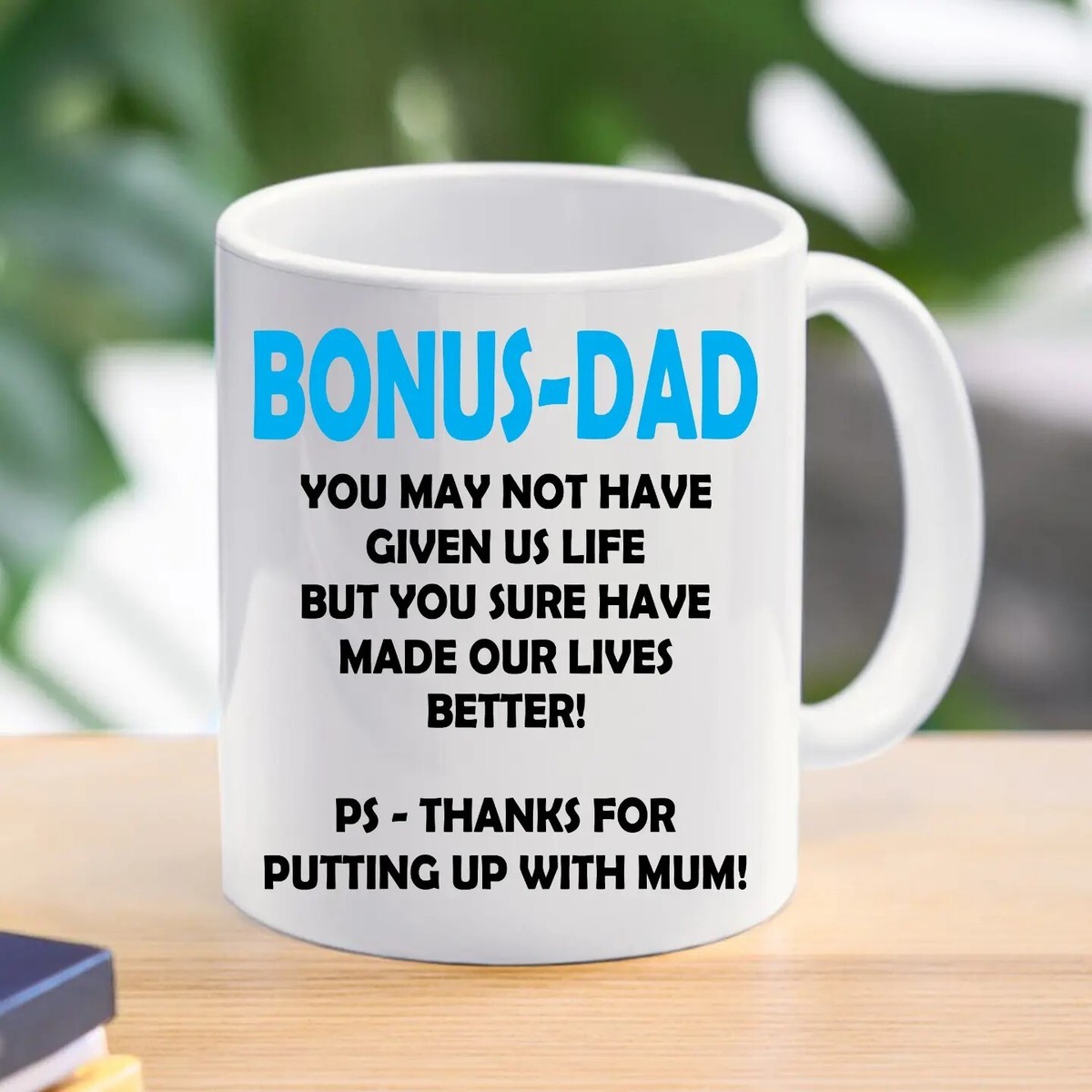 Bonus Dad Step Dad Fathers Day Mug UK