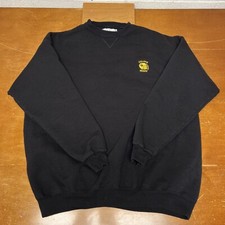 Vintage MJ Soffe Sweatshirt Mens 2XL Black Pullover Heavyweight USA Made 90s