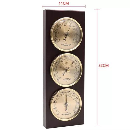 Traditional Weather Station Barometer Thermometer Hygrometer Weather Station AU - Picture 4 of 12