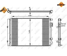 Condenser, air conditioning easy fit NRF 35997 for Kia Rio III