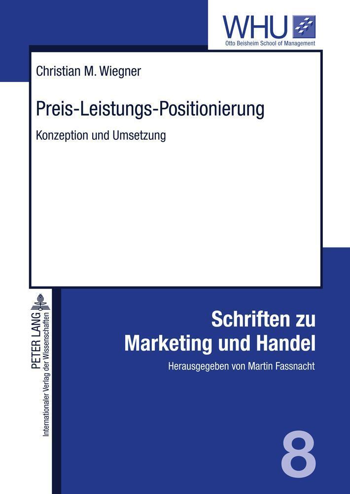 Thumbnail - Christian Wiegner | Preis-leistungs-positionierung | Buch | Deutsch